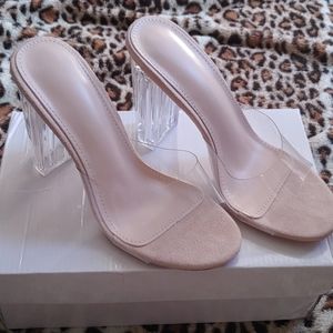 SHEIN clear heels